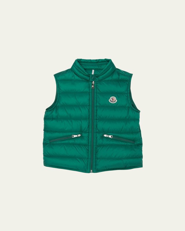 Boy's Gui Puffer Vest, Size 12-